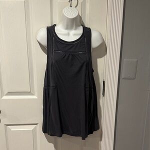 Dark Gray Sleeveless Tank Top
